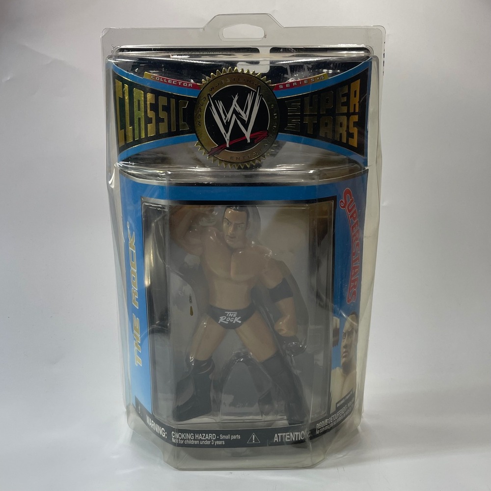 WWE Classic Superstars The Rock Action Figure Collector Series 10 MOC